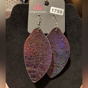 Paparazzi dangling earrings assorted colors.